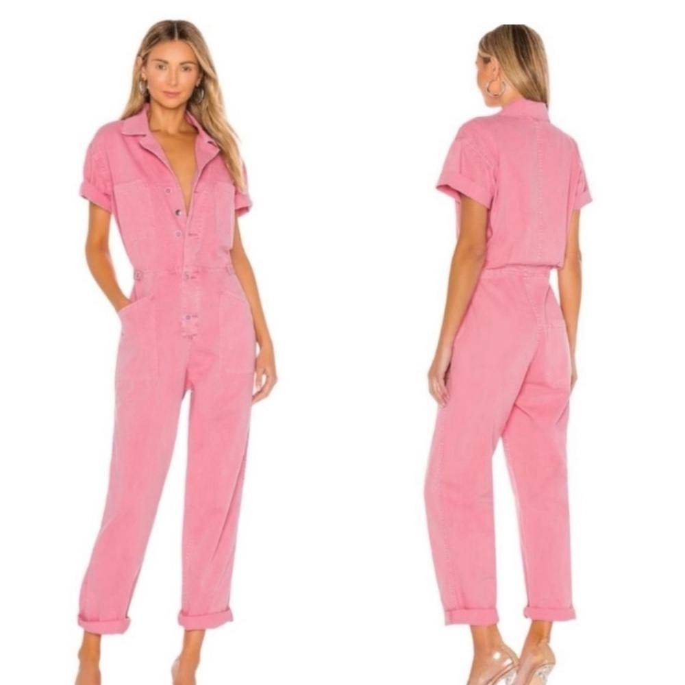 Pistola Grover Jumpsuit in Flamingo Size Small​​​​